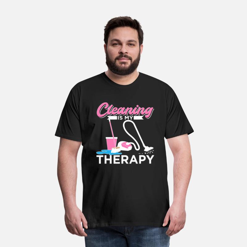 Cleaning Is My Therapy Funny Housekeeping Cleaning