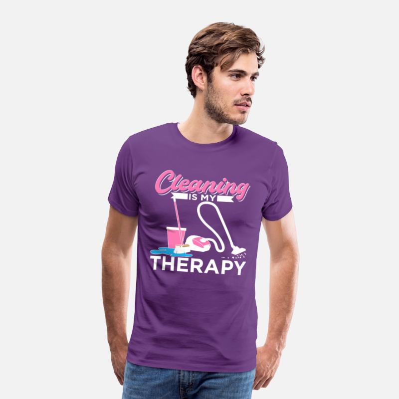 Cleaning Is My Therapy Funny Housekeeping Cleaning