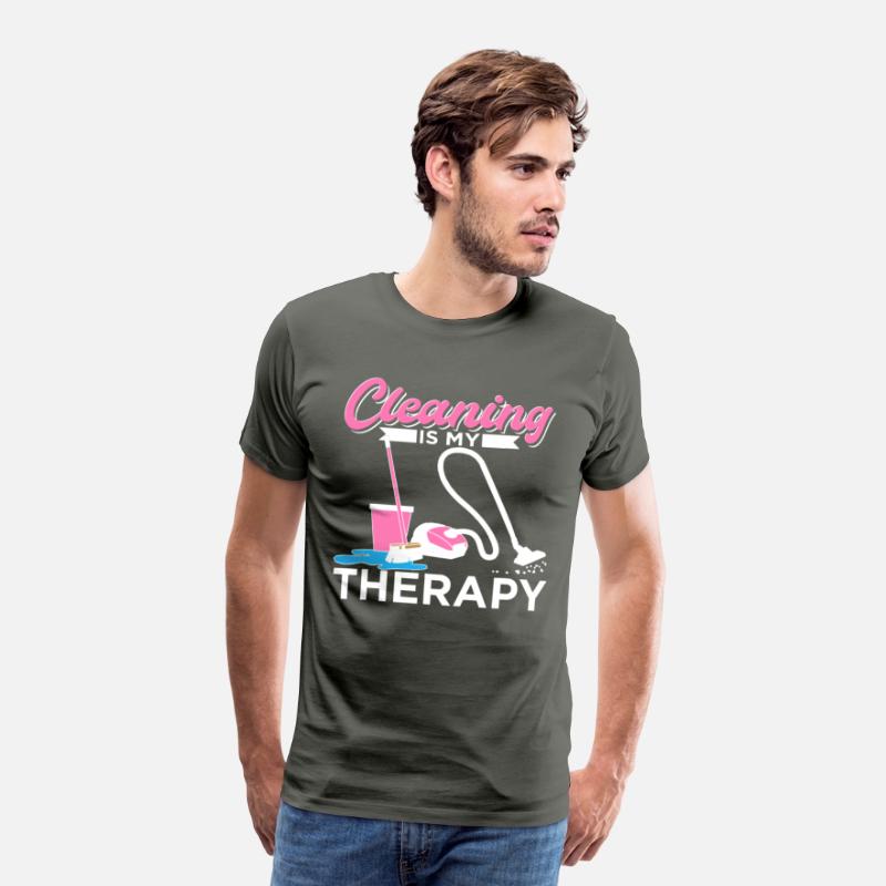 Cleaning Is My Therapy Funny Housekeeping Cleaning