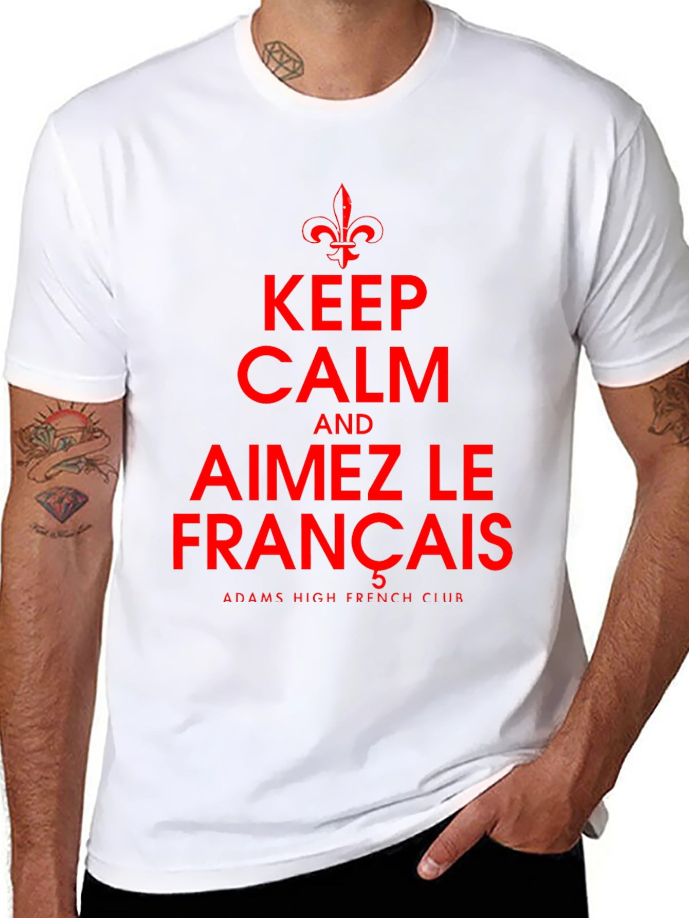 Keep Calm and Aimez Le Francais T-Shirt