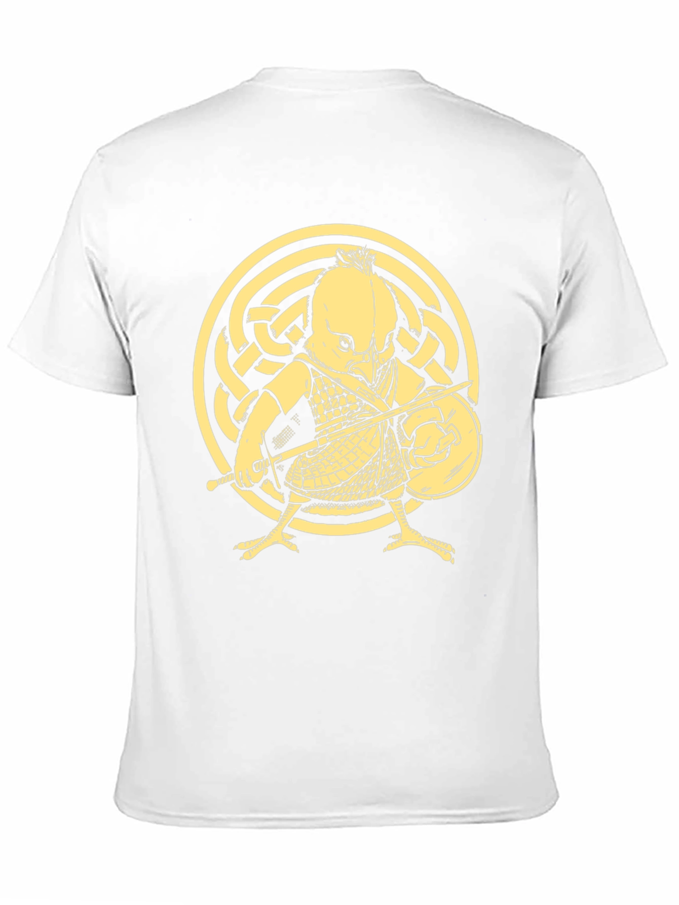 Black T-Shirt with Warrior Chicken Graphic
