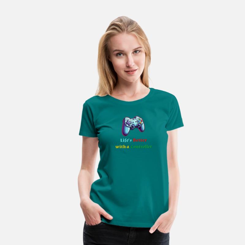 Colorful Gaming Controller Illustration