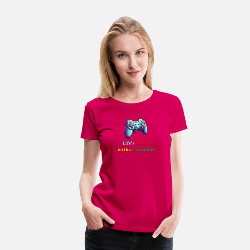 Colorful Gaming Controller Illustration