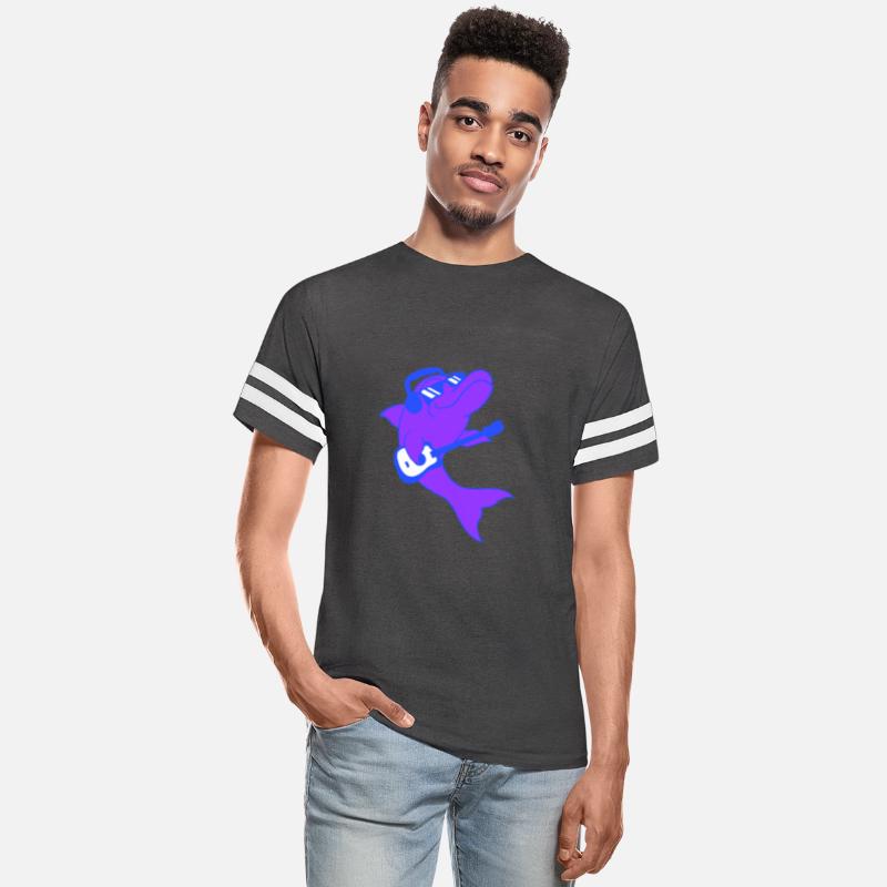 Cool Dolphin Playing Guitar Headphone Sunglasses