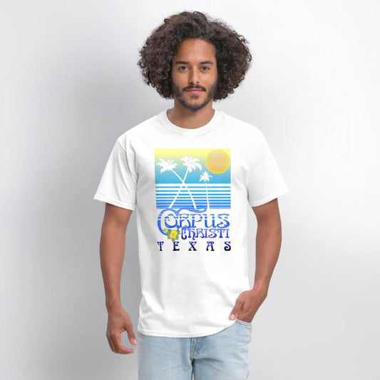 Corpus Christi Texas Art Deco Tropical Summer