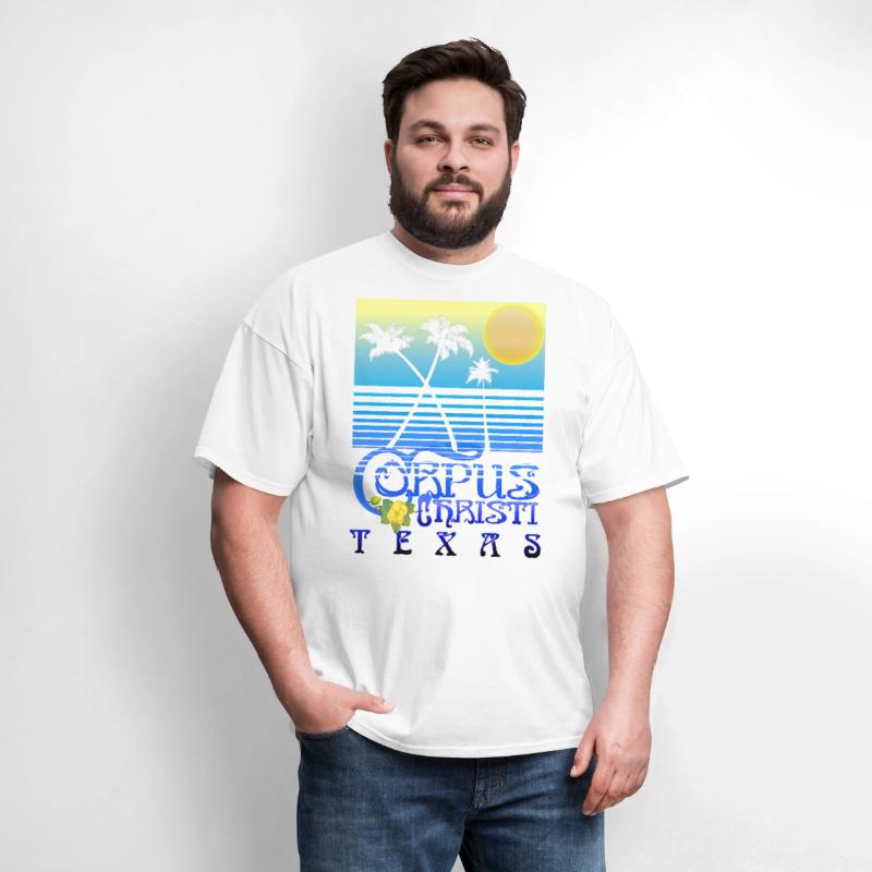 Corpus Christi Texas Art Deco Tropical Summer