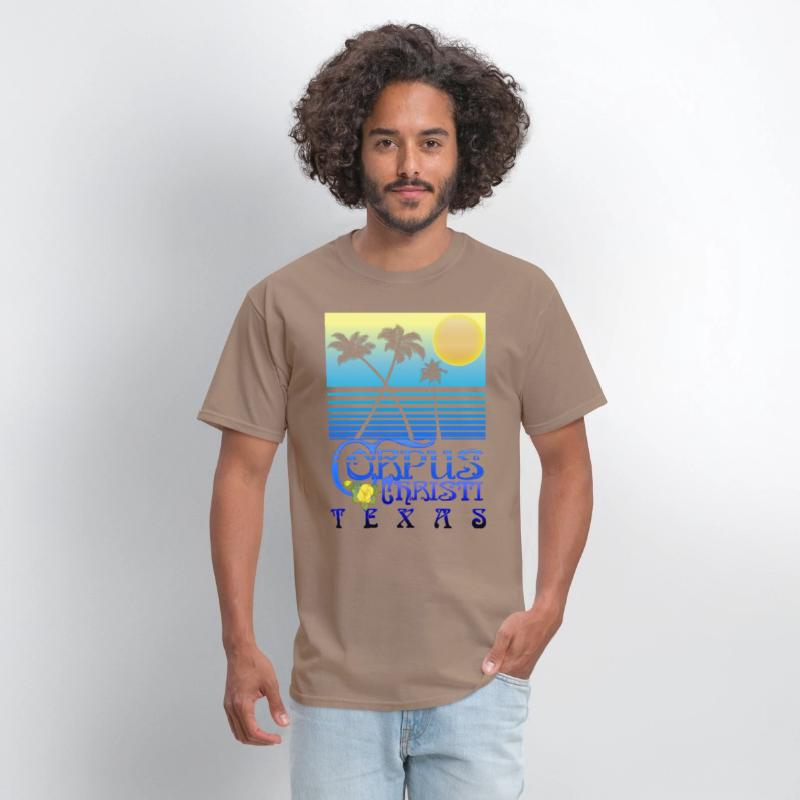 Corpus Christi Texas Art Deco Tropical Summer