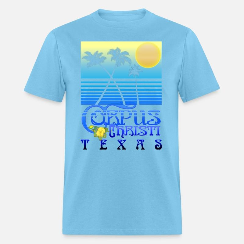 Corpus Christi Texas Art Deco Tropical Summer