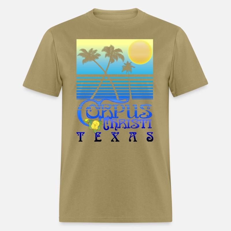 Corpus Christi Texas Art Deco Tropical Summer