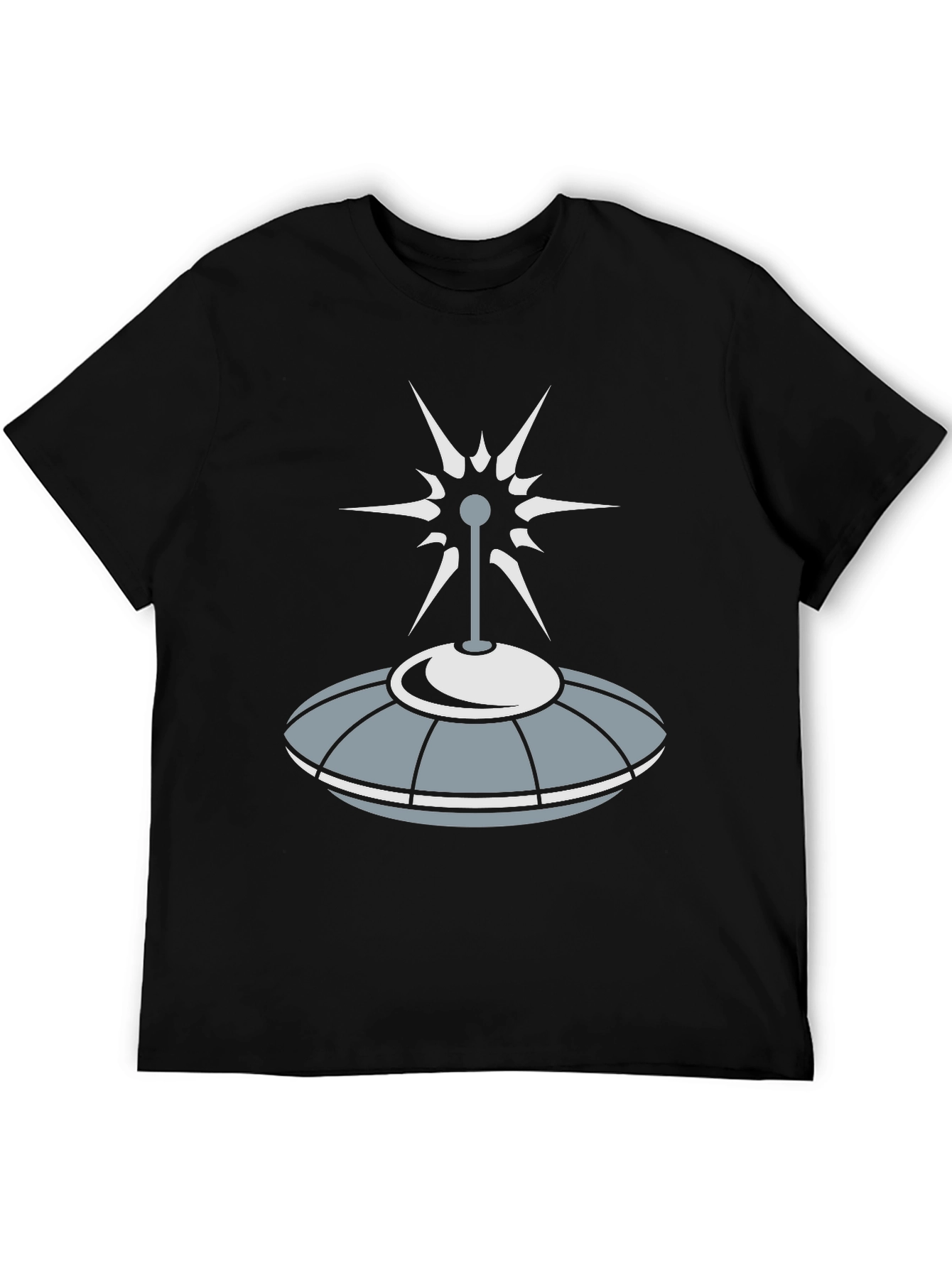 Retro UFO Graphic T-Shirt - Sci-Fi Style