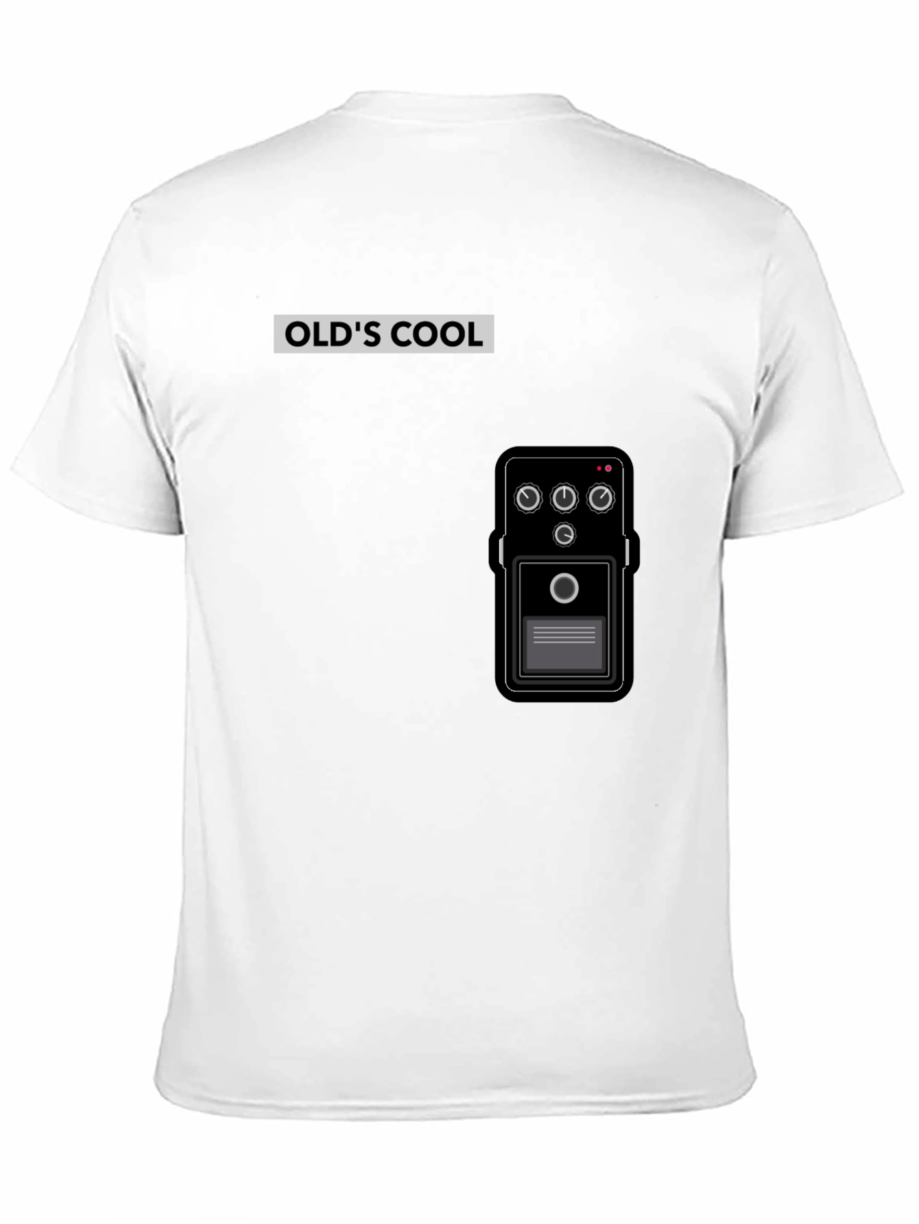 Olds Cool Guitar Pedal T-Shirt - Black