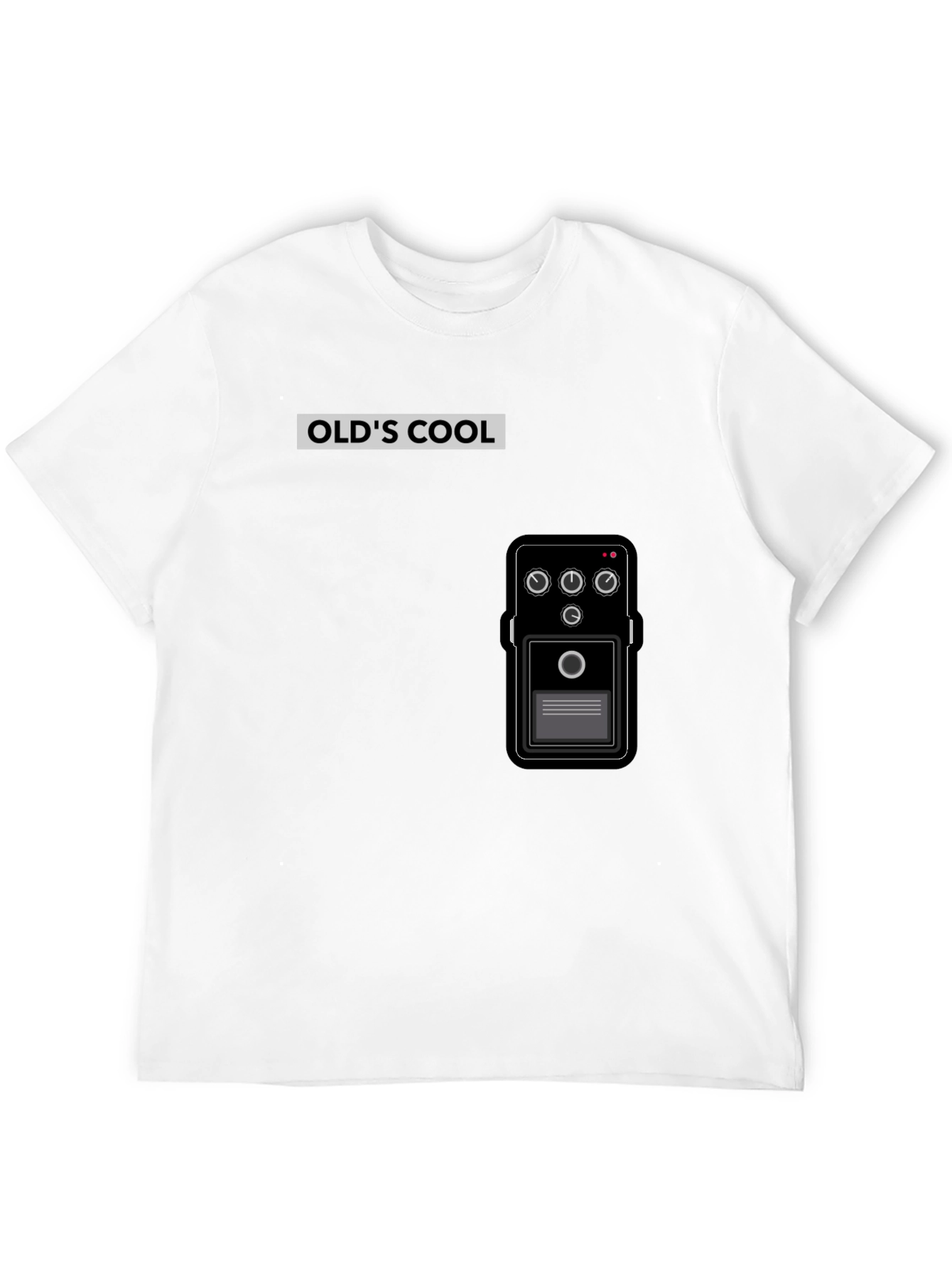 Olds Cool Guitar Pedal T-Shirt - Black