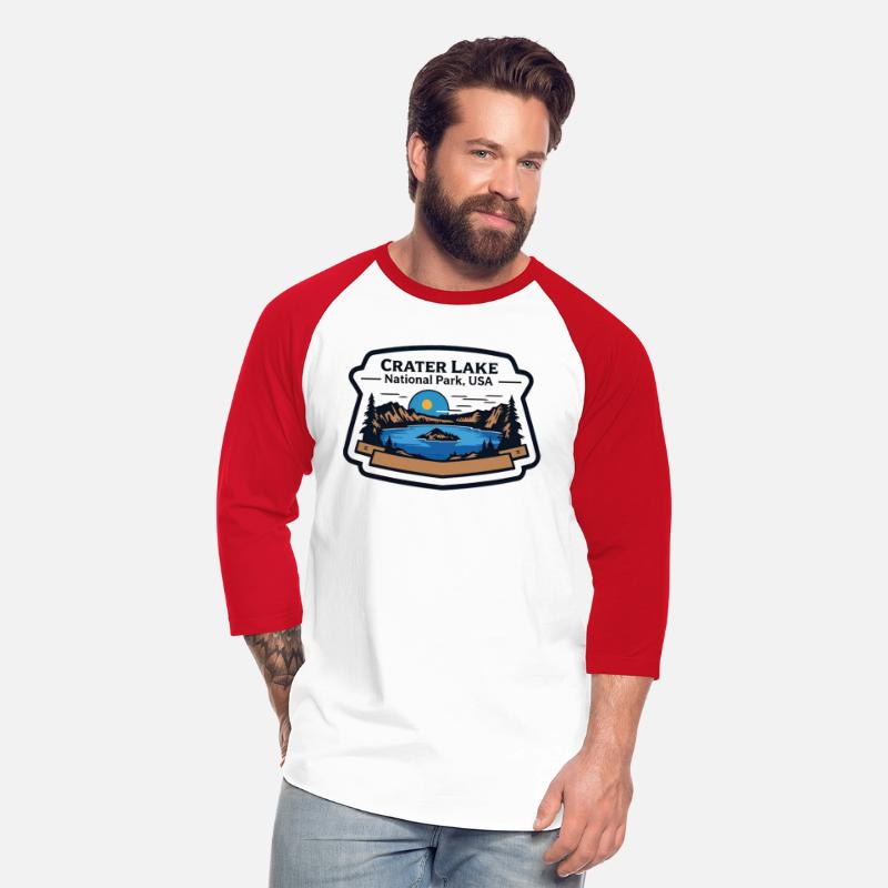 Crater Lake National Park Southern Oregon USA Logo