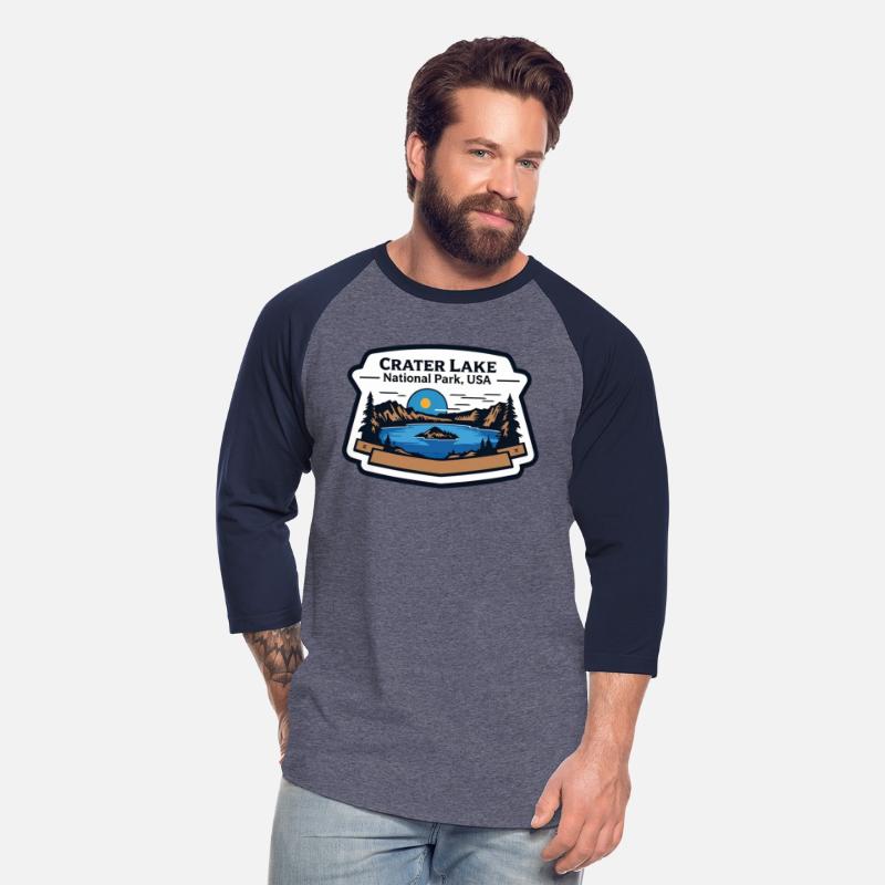 Crater Lake National Park Southern Oregon USA Logo