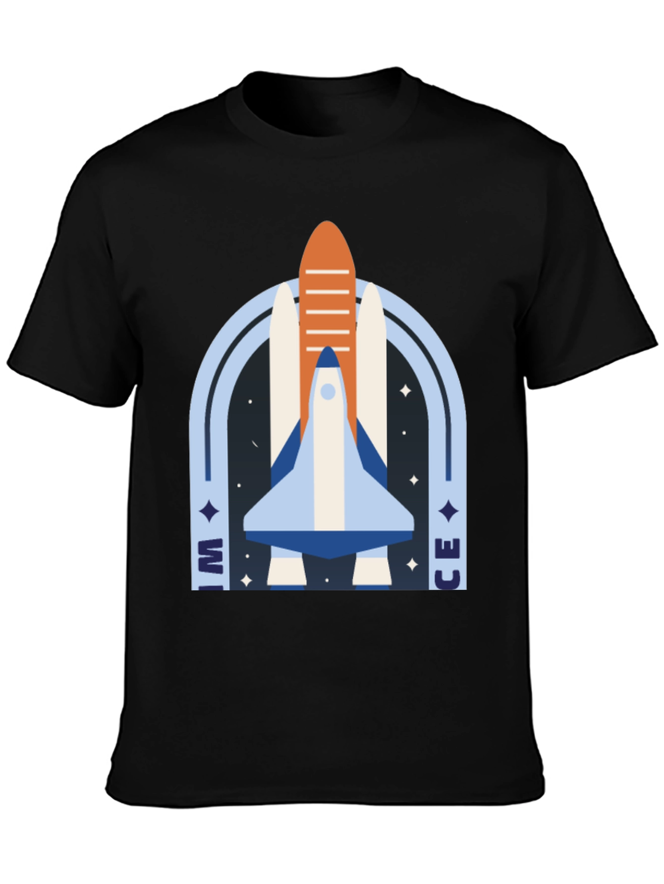 Space Shuttle Graphic T-Shirt - Retro Style