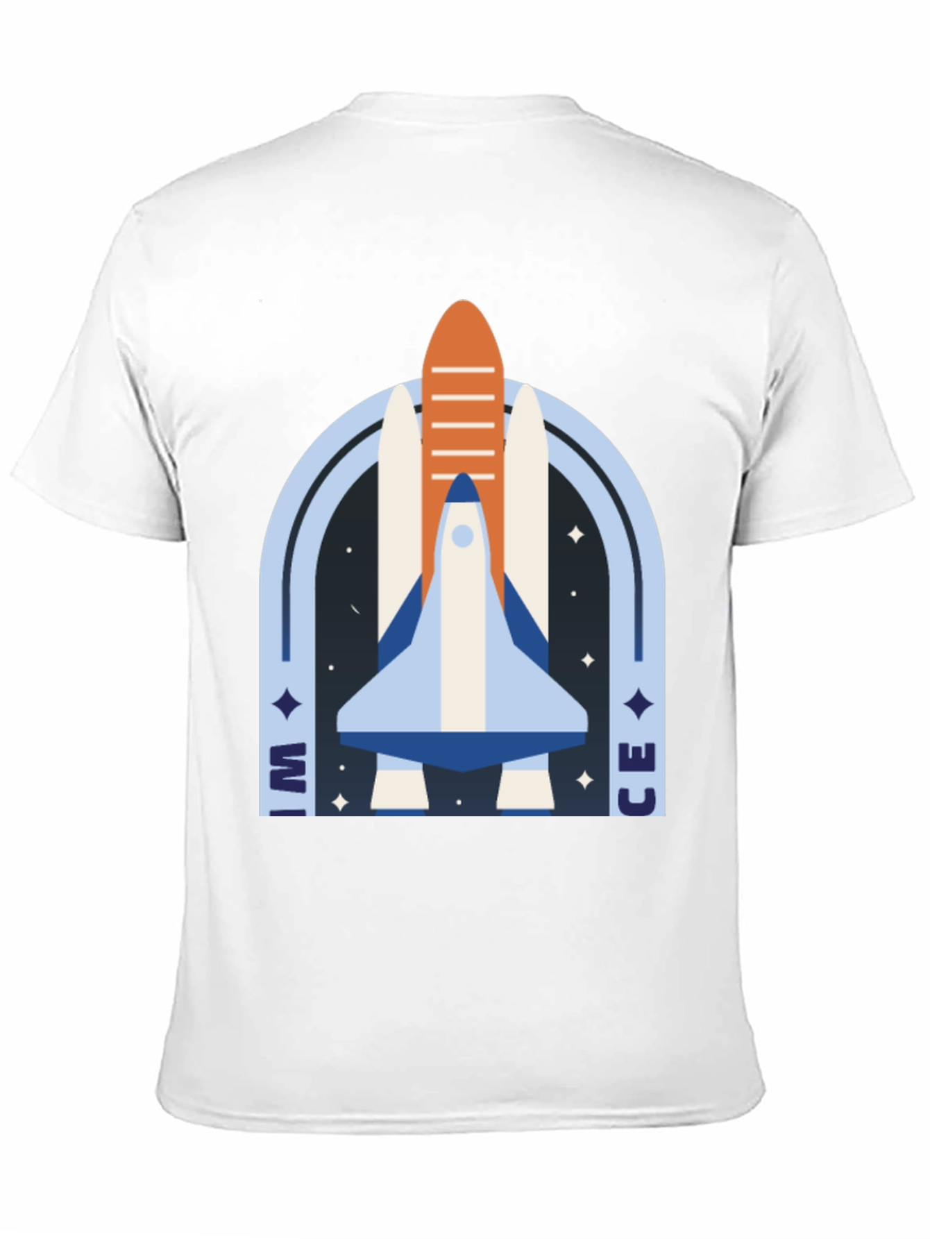 Space Shuttle Graphic T-Shirt - Retro Style