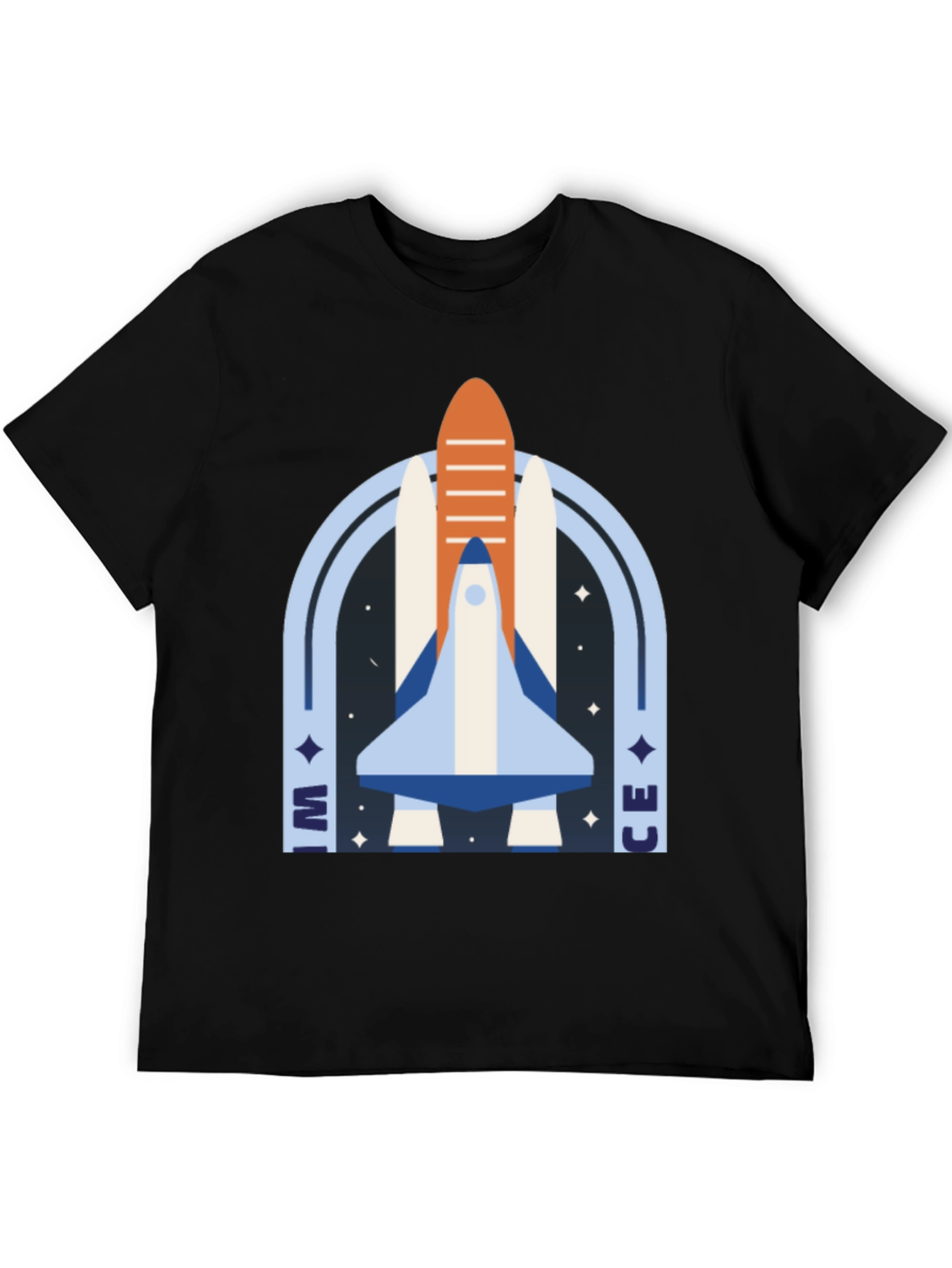 Space Shuttle Graphic T-Shirt - Retro Style