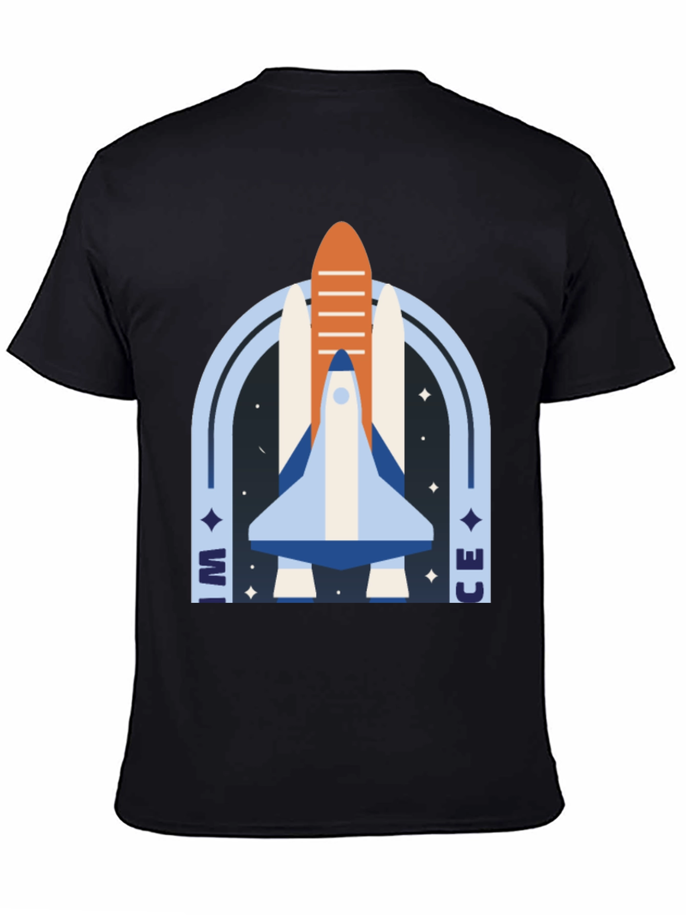 Space Shuttle Graphic T-Shirt - Retro Style