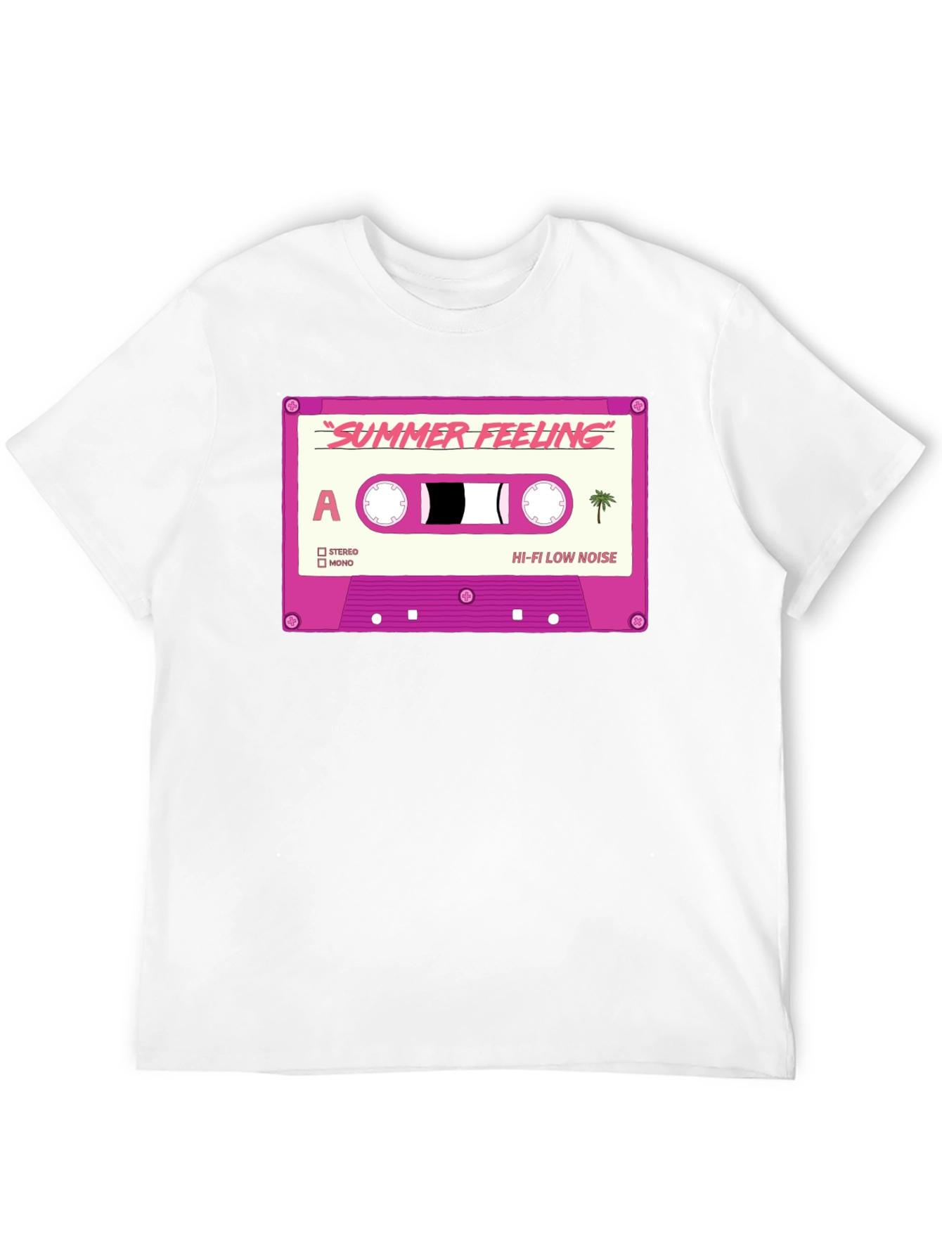 Summer Feeling Cassette Tape Graphic T-Shirt