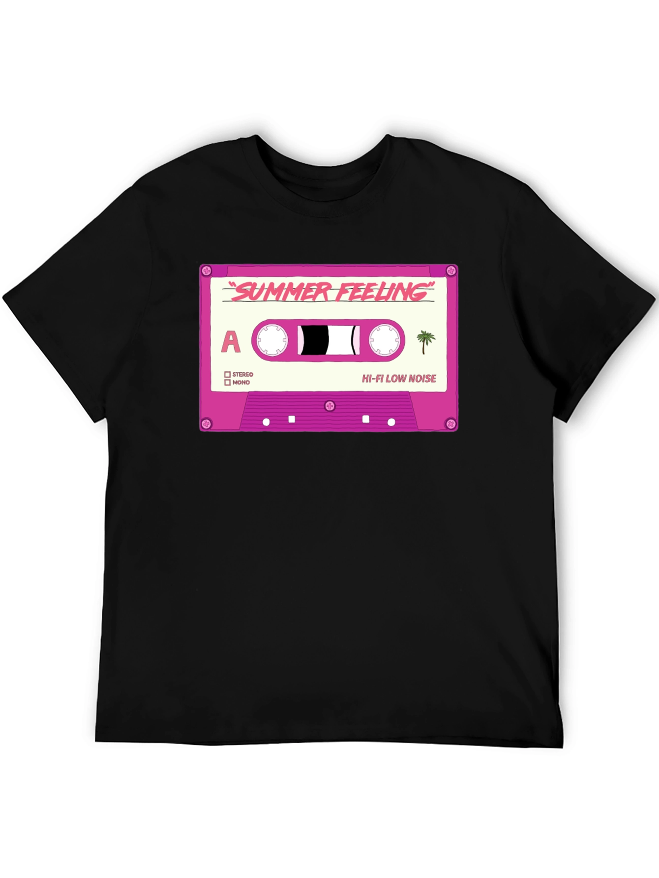 Summer Feeling Cassette Tape Graphic T-Shirt