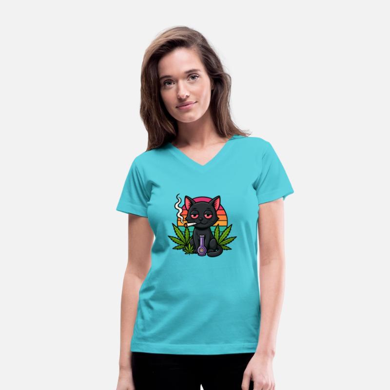 Cute Cat Smoking Weed