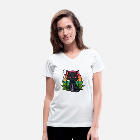 Cute Cat Smoking Weed
