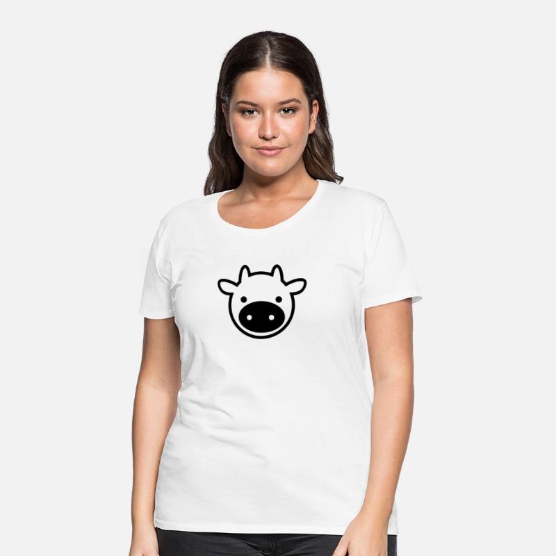 Cute cow head