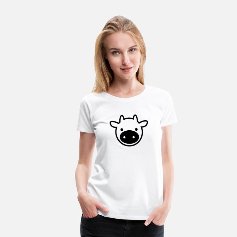 Cute cow head