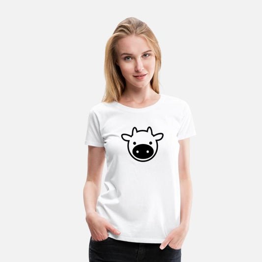 Cute cow head