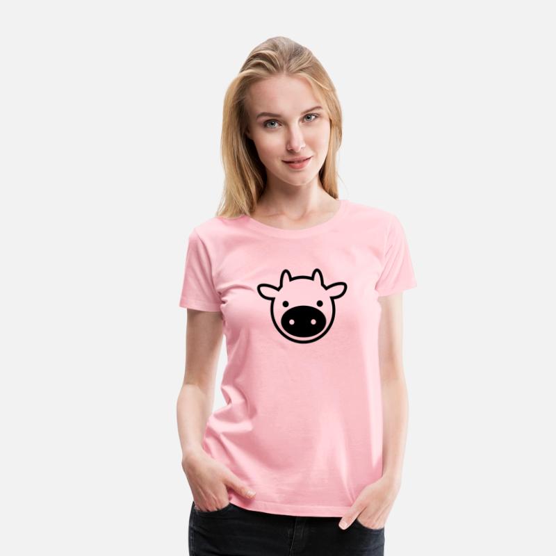 Cute cow head