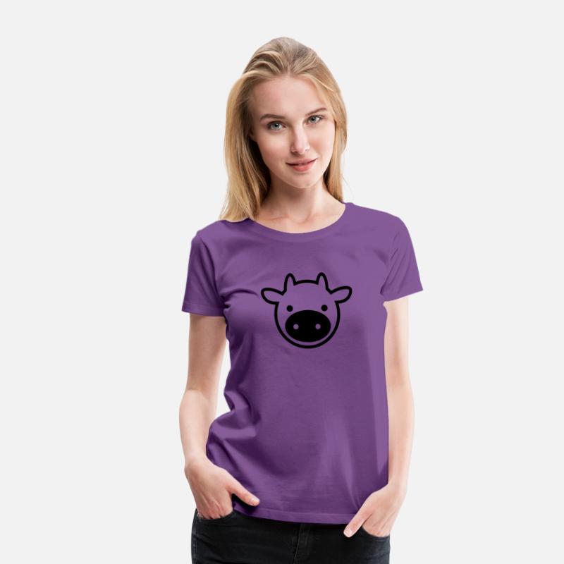 Cute cow head