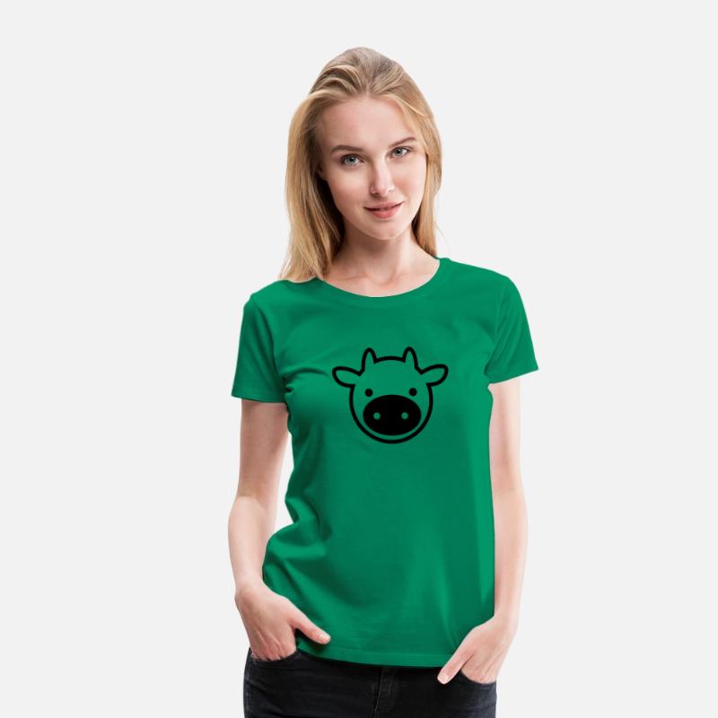 Cute cow head