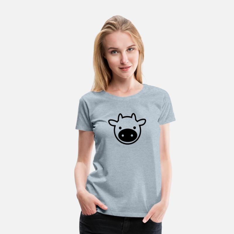 Cute cow head