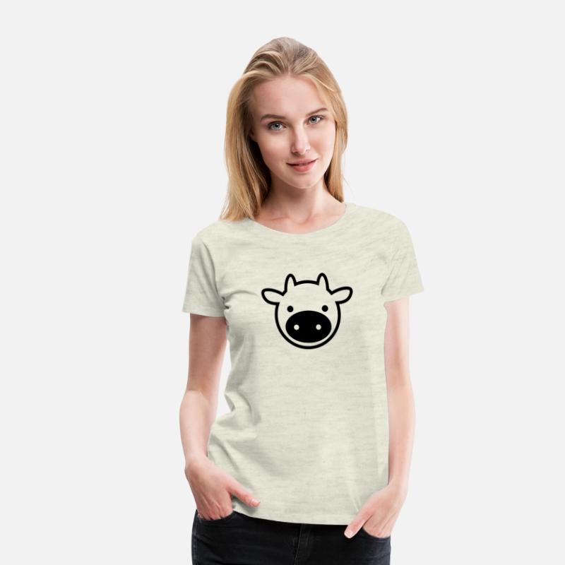 Cute cow head