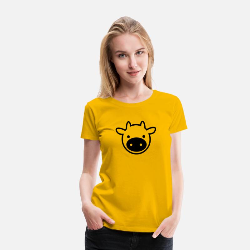 Cute cow head