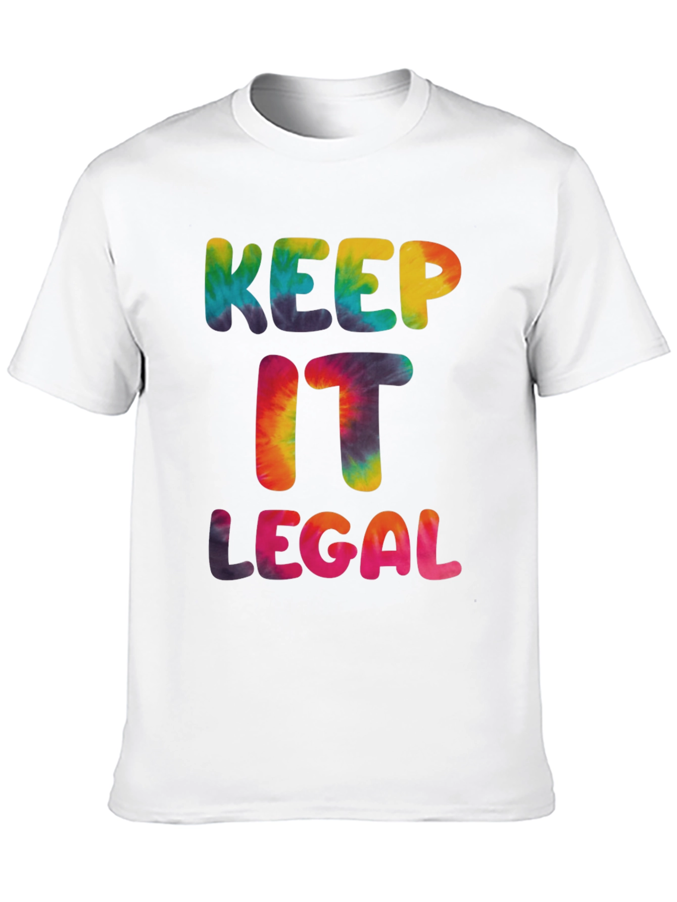 Keep It Legal Tie Dye Graphic T-Shirt