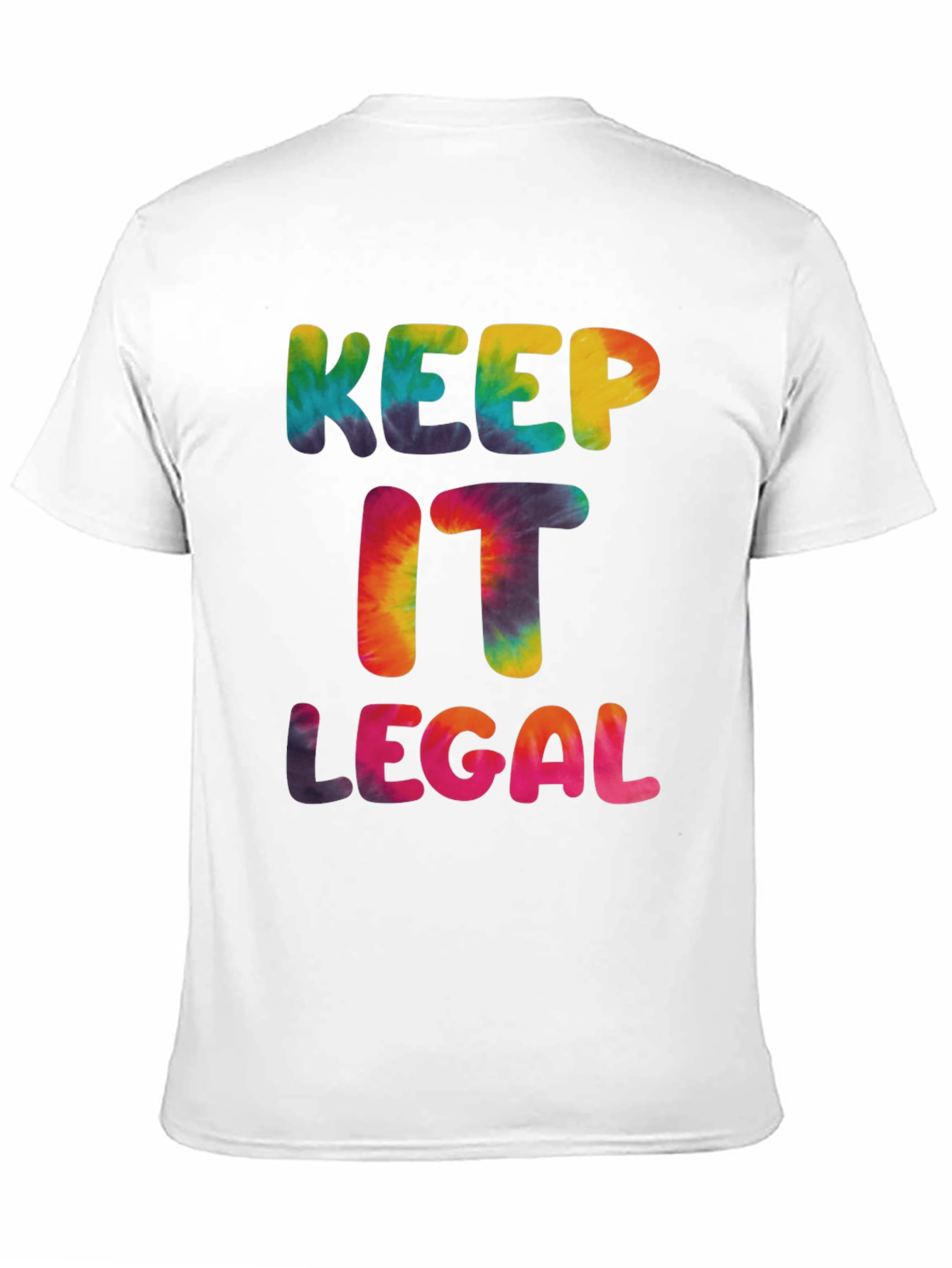 Keep It Legal Tie Dye Graphic T-Shirt