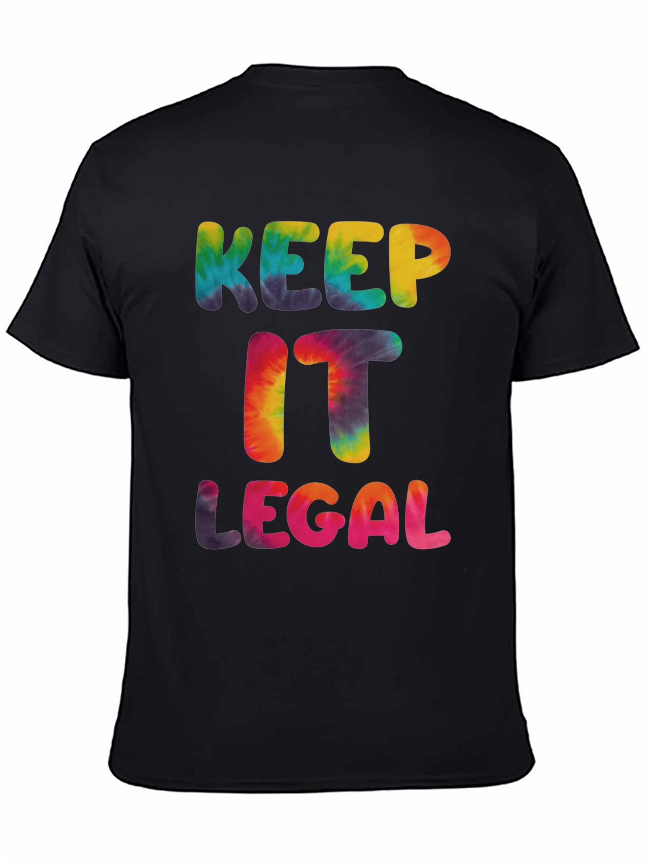 Keep It Legal Tie Dye Graphic T-Shirt
