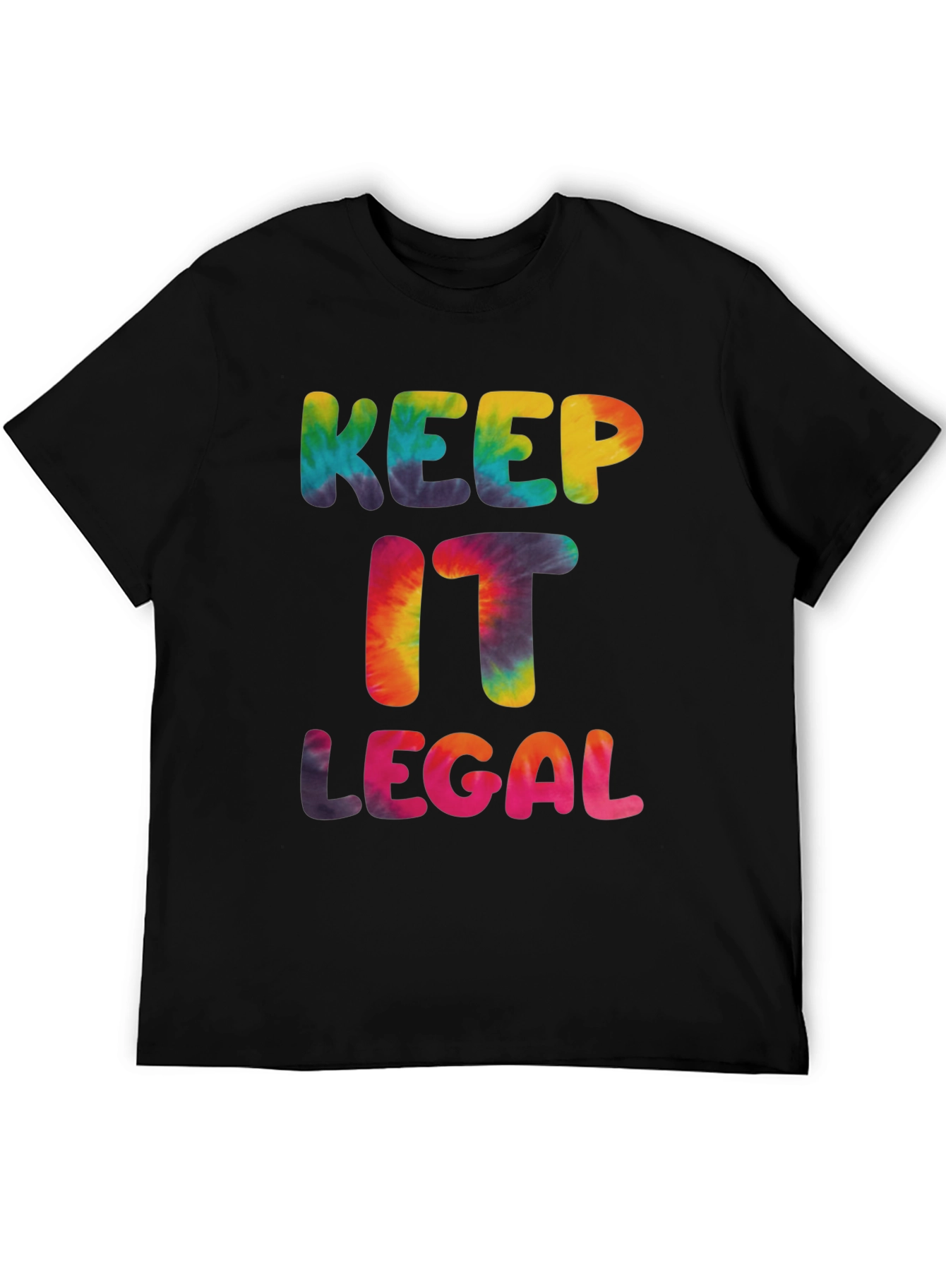 Keep It Legal Tie Dye Graphic T-Shirt