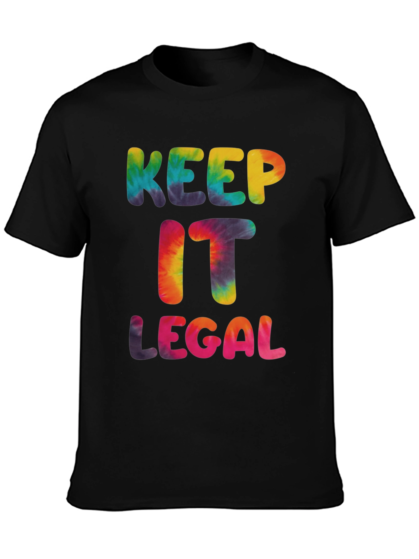 Keep It Legal Tie Dye Graphic T-Shirt