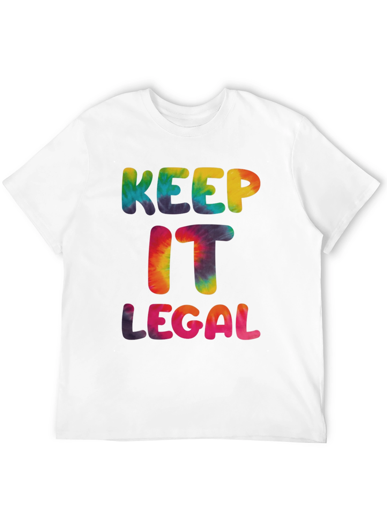 Keep It Legal Tie Dye Graphic T-Shirt
