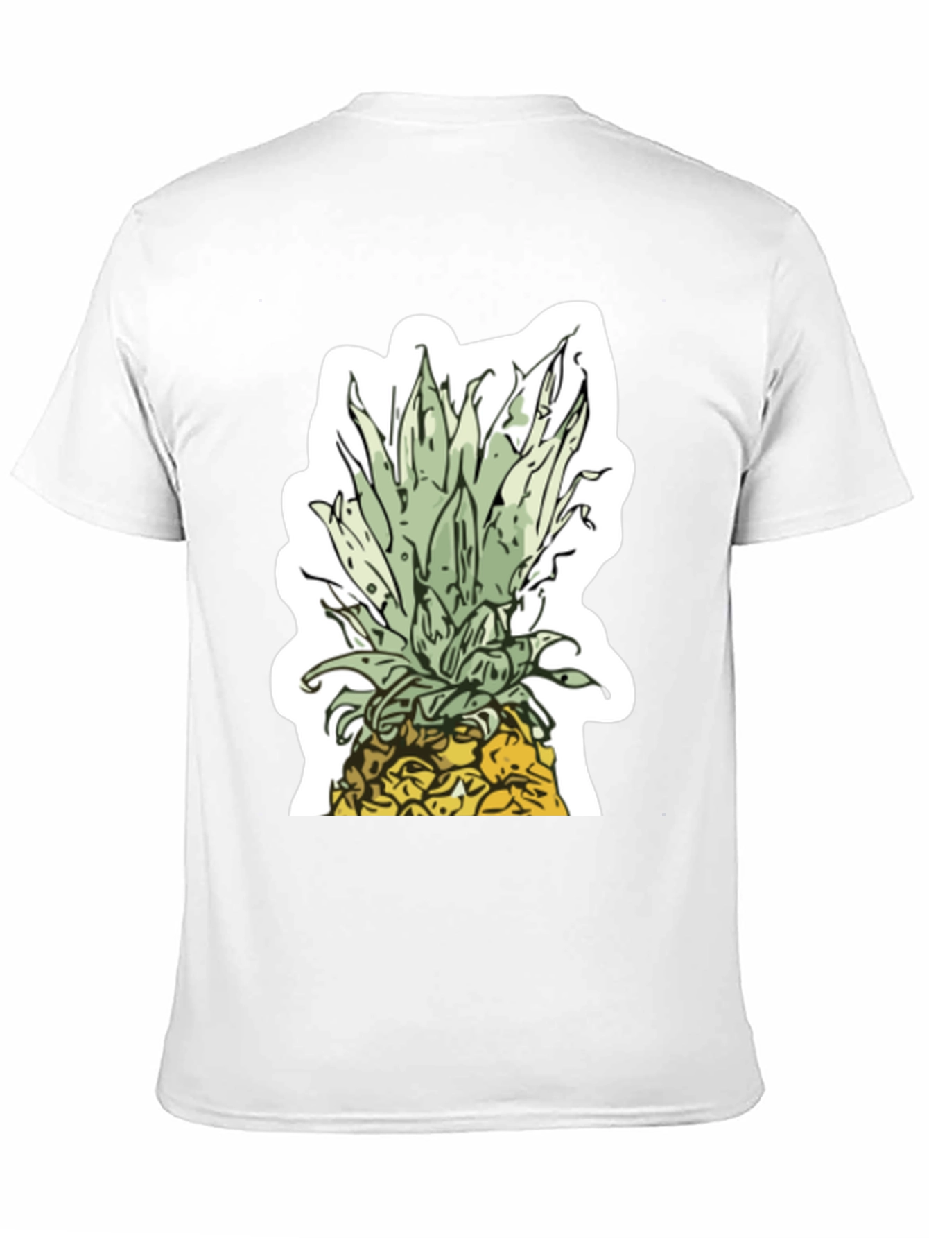 Pineapple Graphic Black T-Shirt | Tropical Summer Style