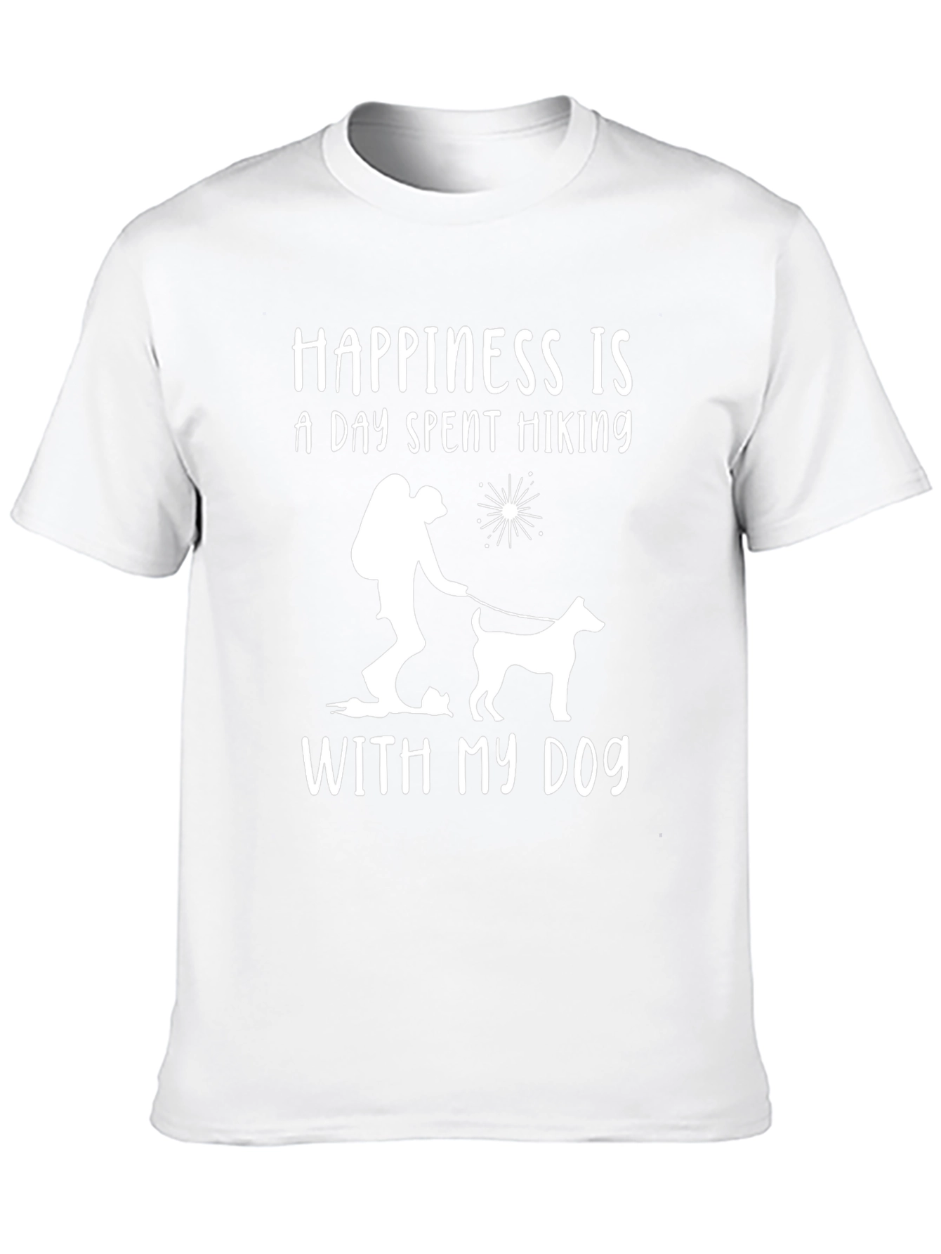 Happiness is Hiking with My Dog T-Shirt