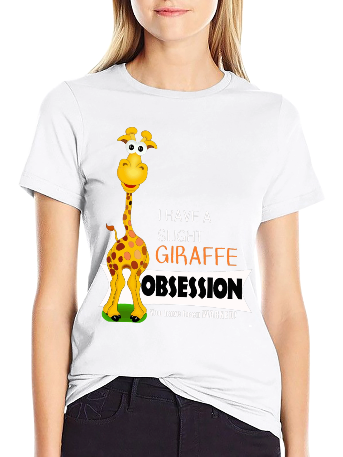 Giraffe Obsession Graphic T-Shirt