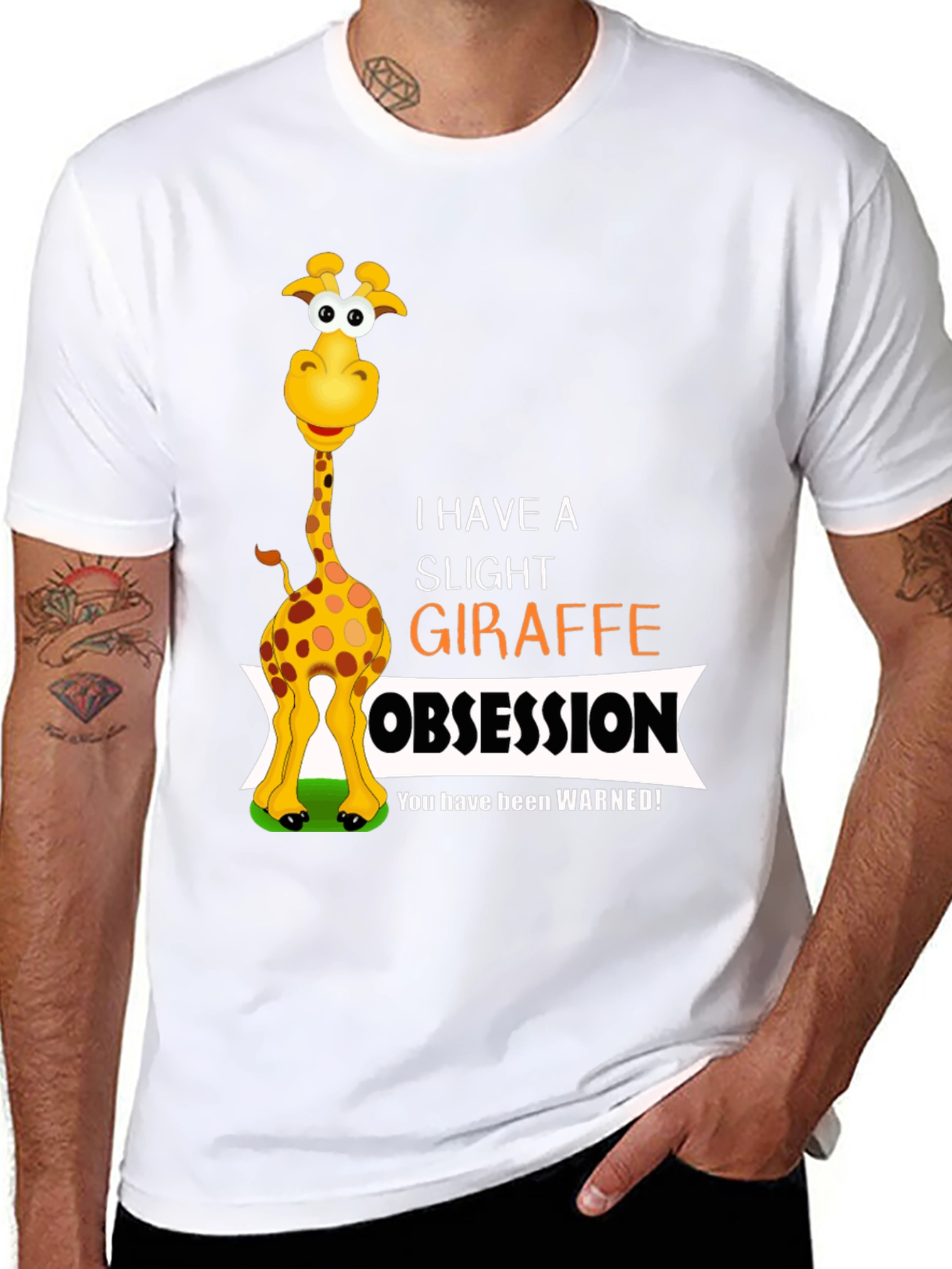 Giraffe Obsession Graphic T-Shirt