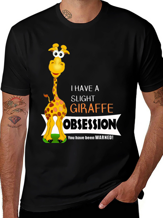Giraffe Obsession Graphic T-Shirt