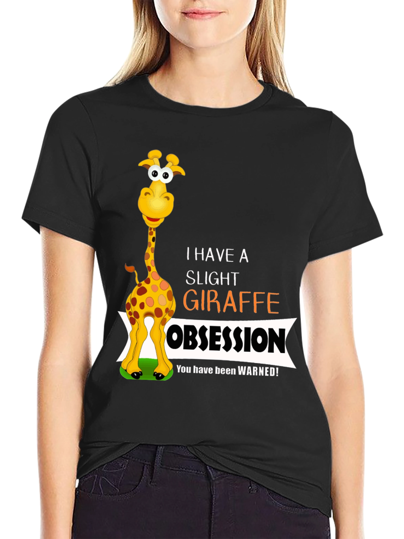 Giraffe Obsession Graphic T-Shirt