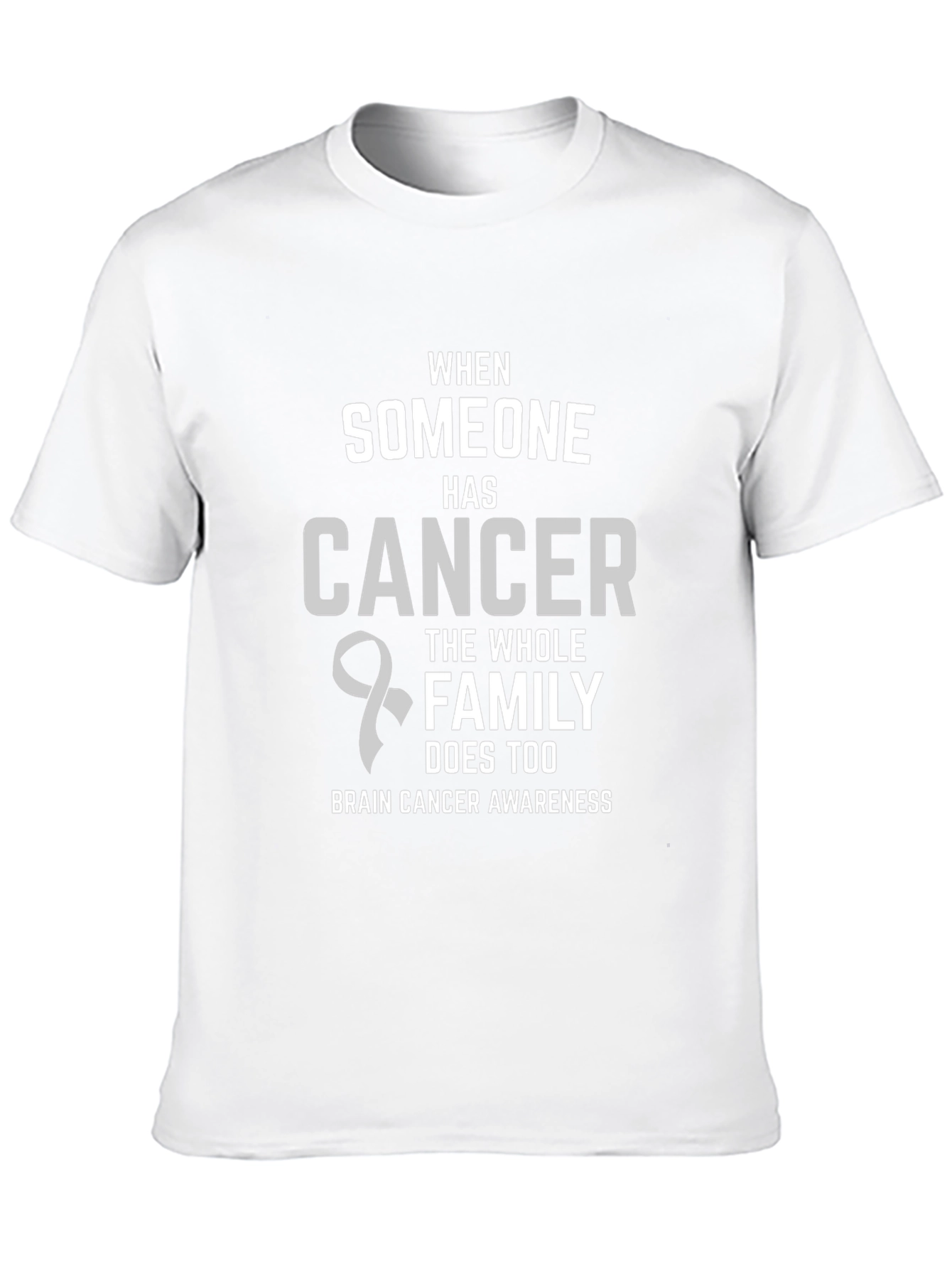 Brain Cancer Awareness T-Shirt - Family Support Tee