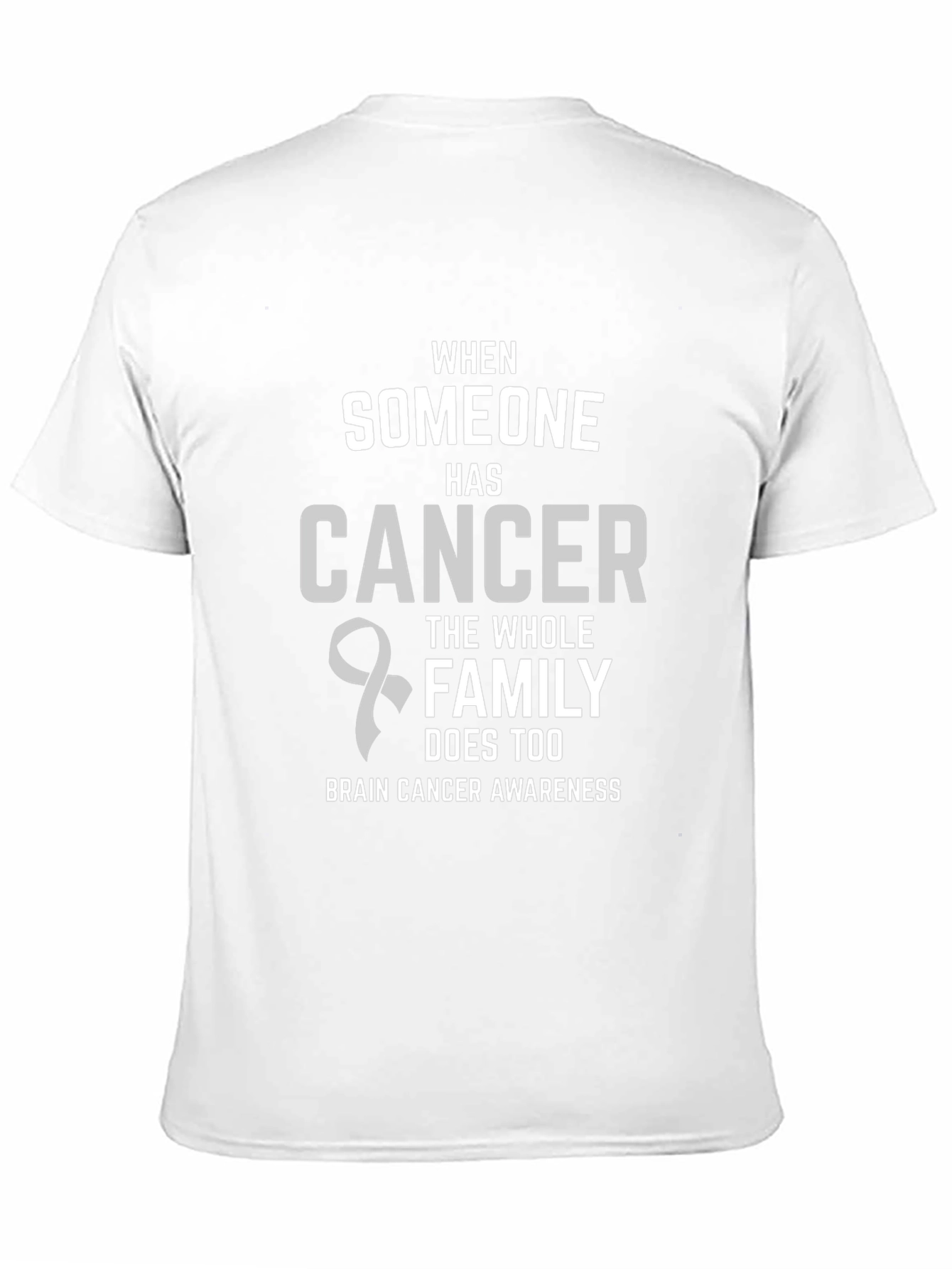 Brain Cancer Awareness T-Shirt - Family Support Tee