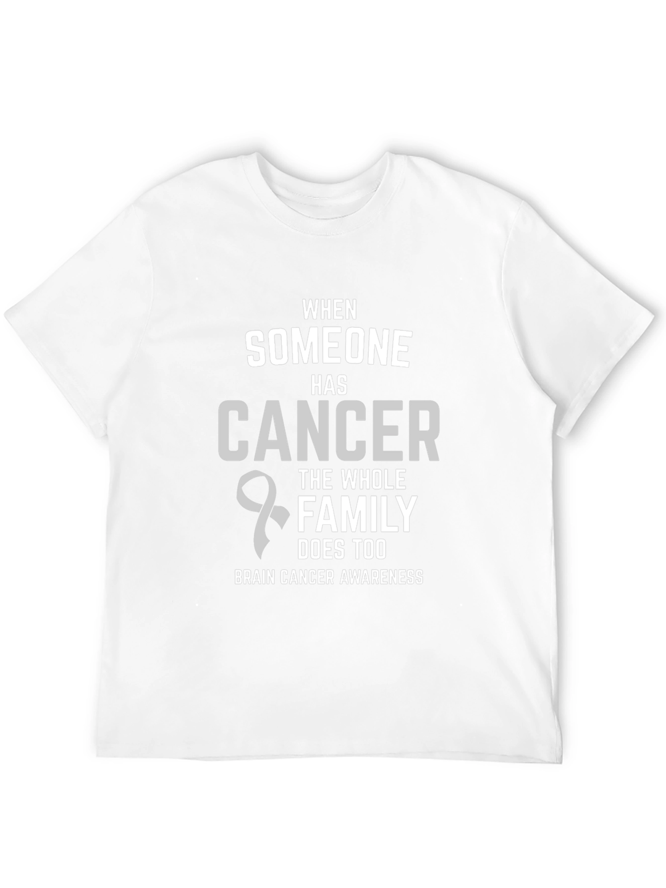 Brain Cancer Awareness T-Shirt - Family Support Tee